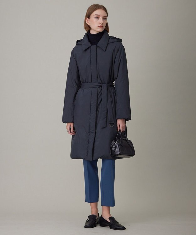 ICB 【WEB&一部店舗限定】ADSダウン ステンカラーコート ネイビー系