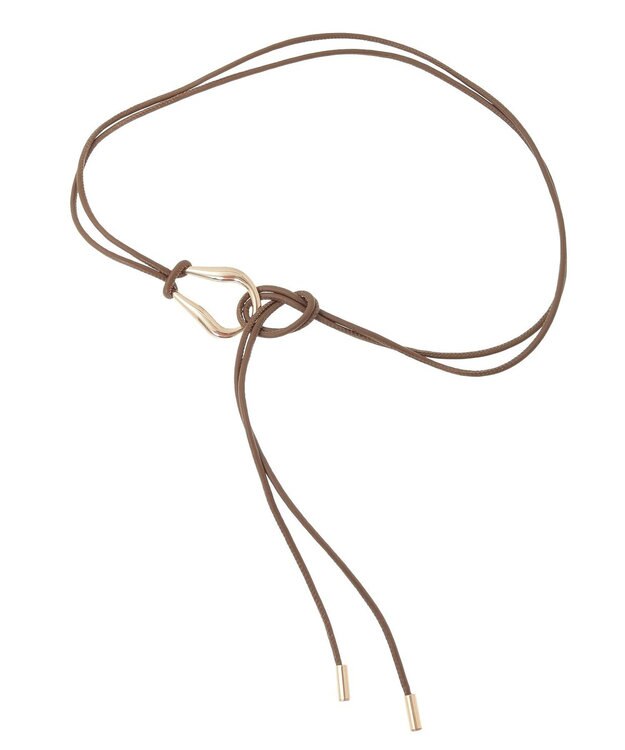 AMERICAN HOLIC メタルポイントサッシュベルト Brown