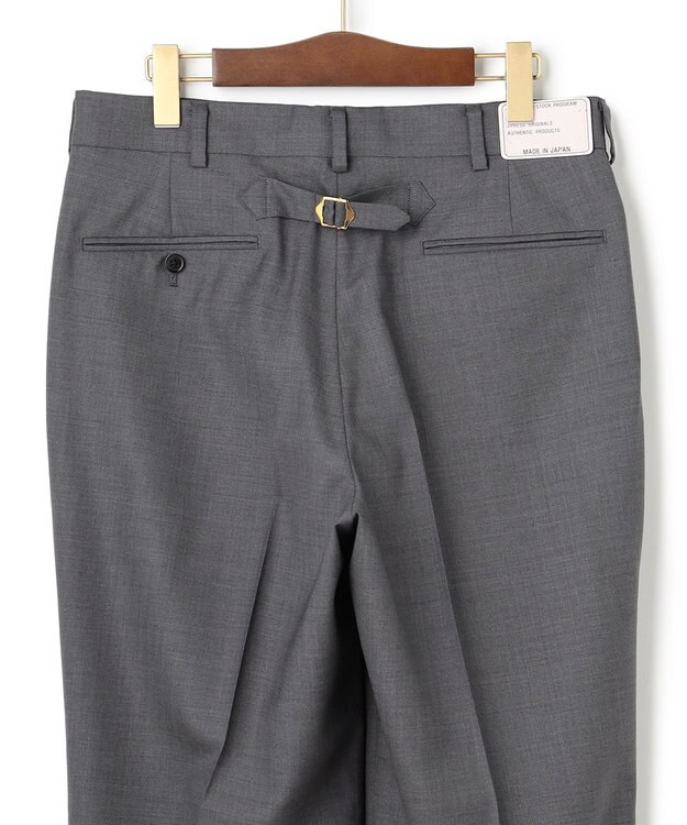 J.PRESS MEN 【J.PRESS ORIGINALS】Peppin Mertno Tropical Piped Stem Trousers / Japan Made ライトグレー系