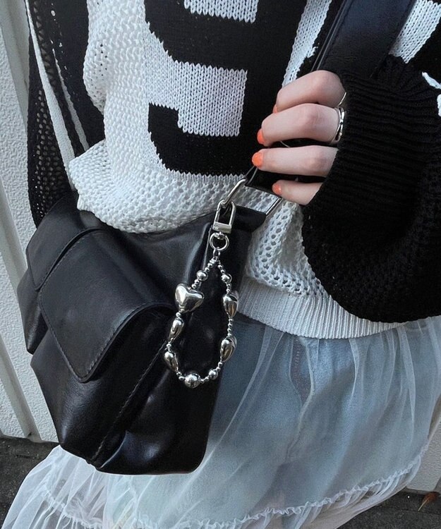 WEGO ビーズフープキーホルダーE 柄1