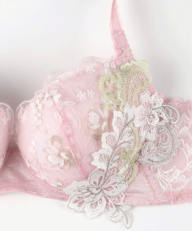 Wing ブラジャー Wing Lesiage 背中の段差をスムージング 脇高設計 バストの脇流れをブロック 【後ろ姿きれいブラ】 ブラ PB4010 ウイング／ワコール ロマンピンク