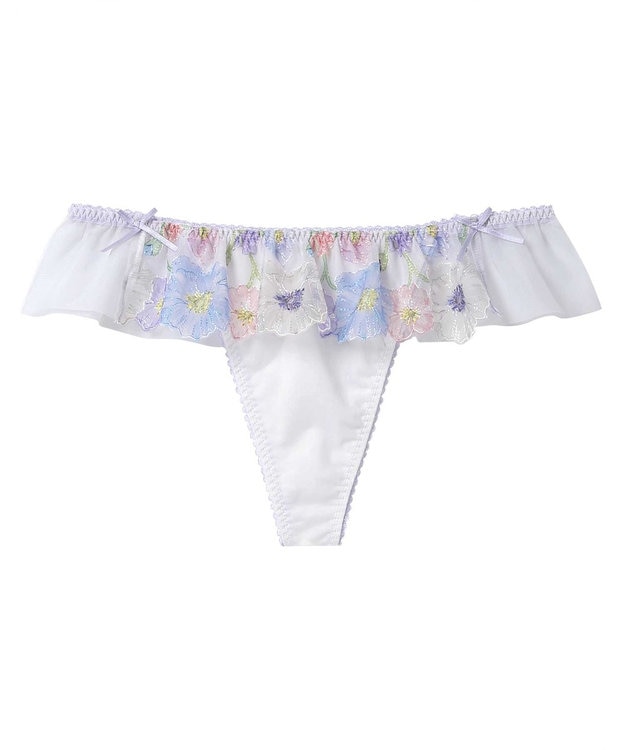 AMPHI Ｔバックショーツ 【stylist 4U スタイリストフォーユー】 BYJ383とペア くいこみにくい(バック) ソング ショーツ PYJ583 アンフィ／ワコール ブルー