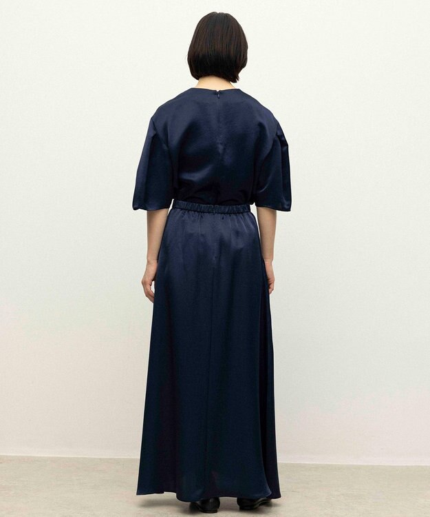 NAVE 【ReNAVE】タンブラーサテン スカート ネイビー系