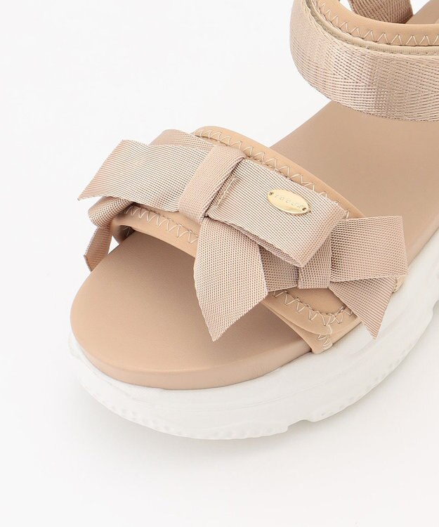 TOCCA RIBBON  SPORTS SANDALS サンダル ベージュ系