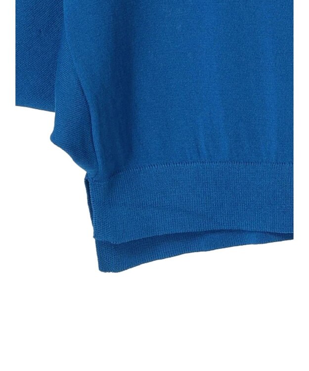 AMERICAN HOLIC 接触冷感トライアングルスリーブニットプルオーバー Blue