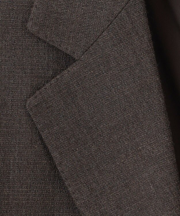 J.PRESS MEN  【J.PRESS MOVING / セットアップ対応】ジャージライク ジャケット/総裏 ダークブラウン系