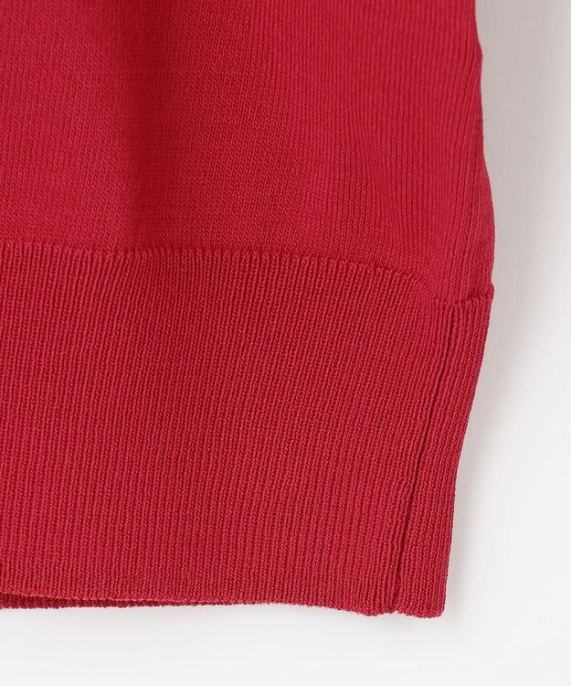 ANY SIS 【洗える】タックポイント ニット レッド