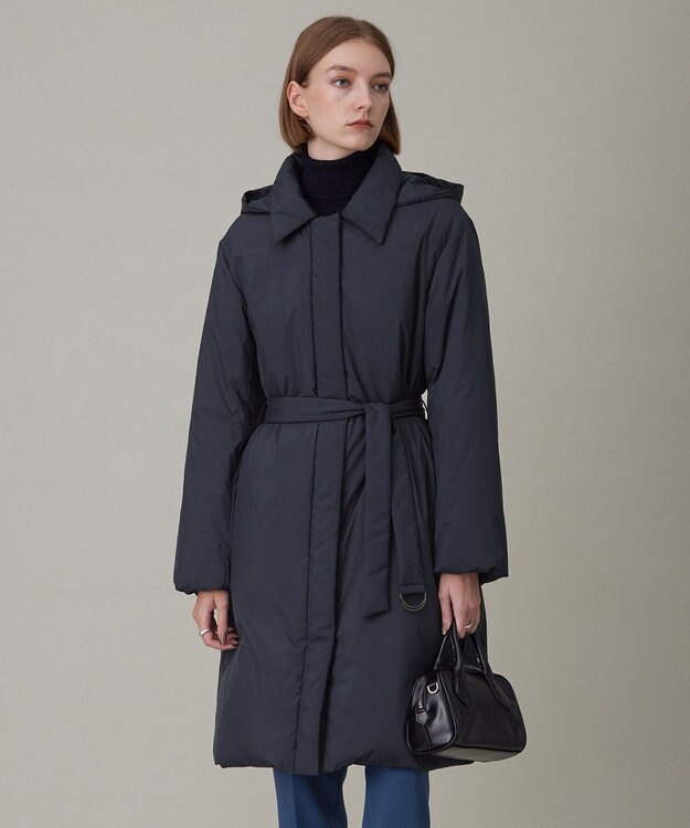 ICB 【WEB&一部店舗限定】ADSダウン ステンカラーコート ネイビー系