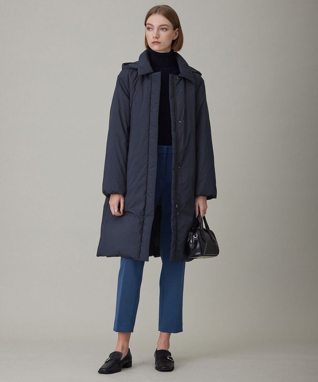 ICB 【WEB&一部店舗限定】ADSダウン ステンカラーコート ネイビー系