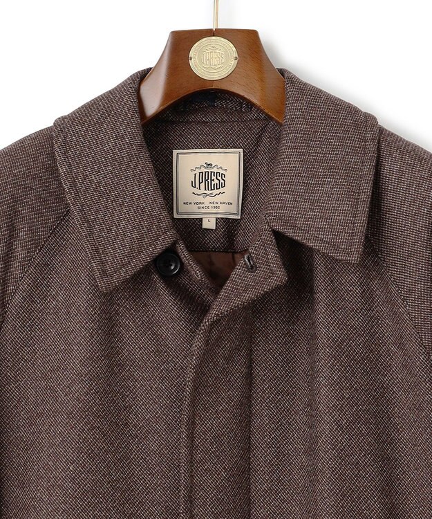 J.PRESS MEN ロロピアーナストームシステム バルカラーコート ダークブラウン系