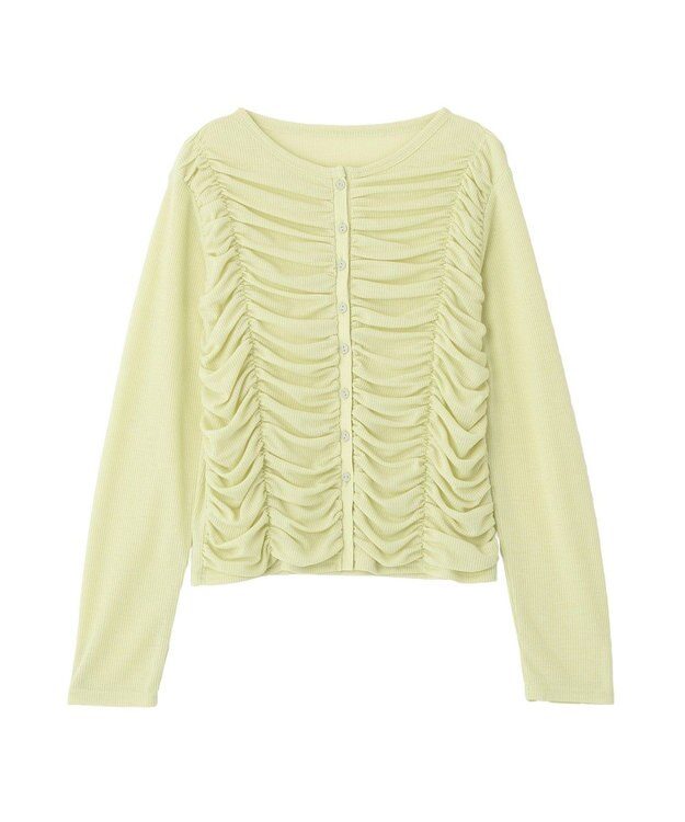 CRAFT STANDARD BOUTIQUE シャーリングカーディガン Lime Green