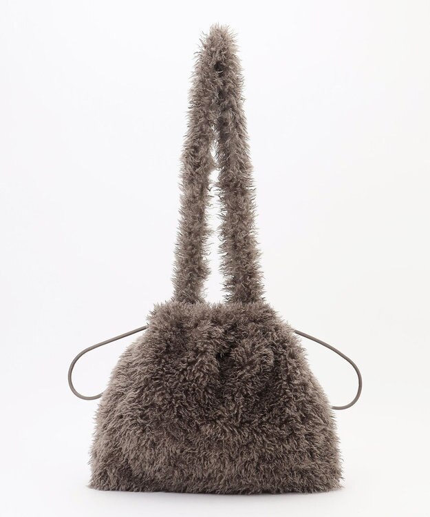 ANY 2WAYファーワンショルダーバッグ モカ