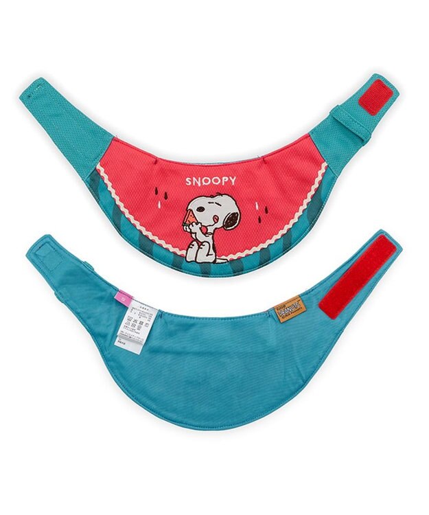 PET PARADISE スヌーピー クールバンダナ 《スイカ柄》 中型犬 大型犬 レッド
