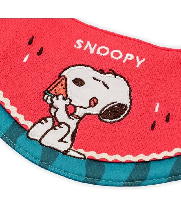 PET PARADISE スヌーピー クールバンダナ 《スイカ柄》 中型犬 大型犬 レッド