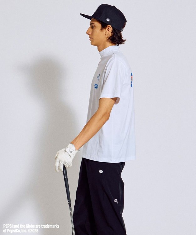 PW CIRCULUS 〈Pepsiコラボ〉【UNISEX】Pepsi World Graphic モックネックT ホワイト系