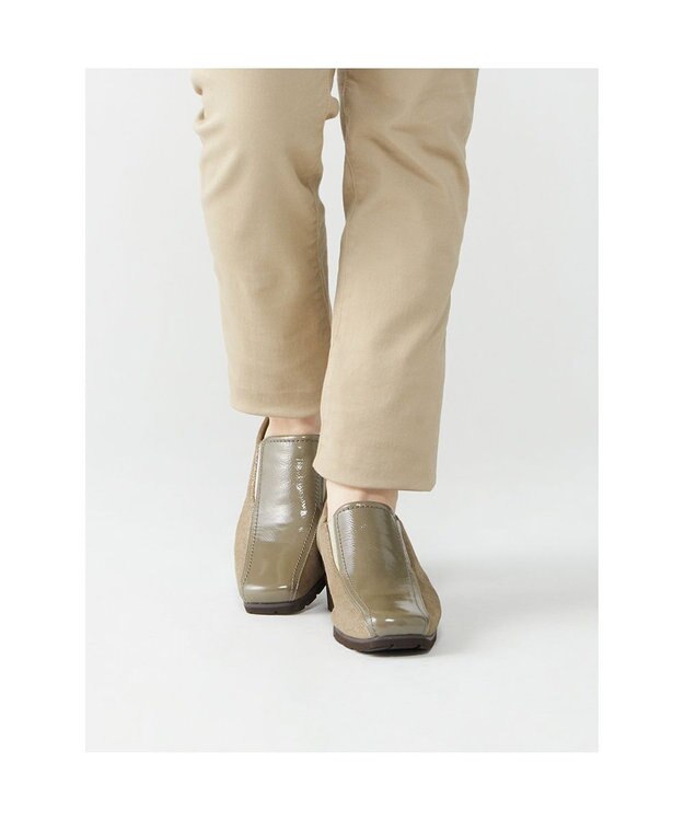 ASICS WALKING ペダラ レディース 3E トープグレー(エナメル)