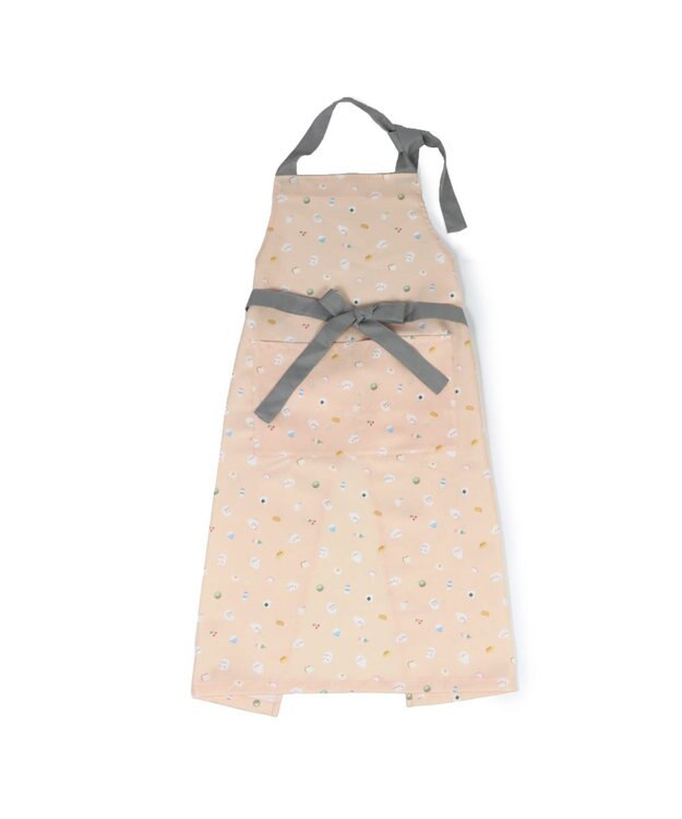 Mother garden しろたん  エプロン 《食いしん坊柄》 レディースフリーサイズ 食いしん坊柄