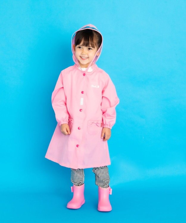 MIKI HOUSE HOT BISCUITS 【90-120cm】 レインコート ピンク