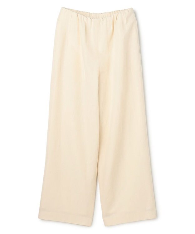 BEIGE， SPINEL / タックギャザー ワイドパンツ Ecru