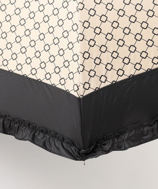 TOCCA 【晴雨兼用】【UVカット99.9%以上・遮光率99.9%以上・防水】SMALL CLOVER UMBRELLA 長傘 ベージュ系