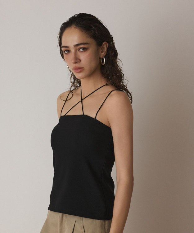 GRACE CONTINENTAL テレコベアトップ ブラック