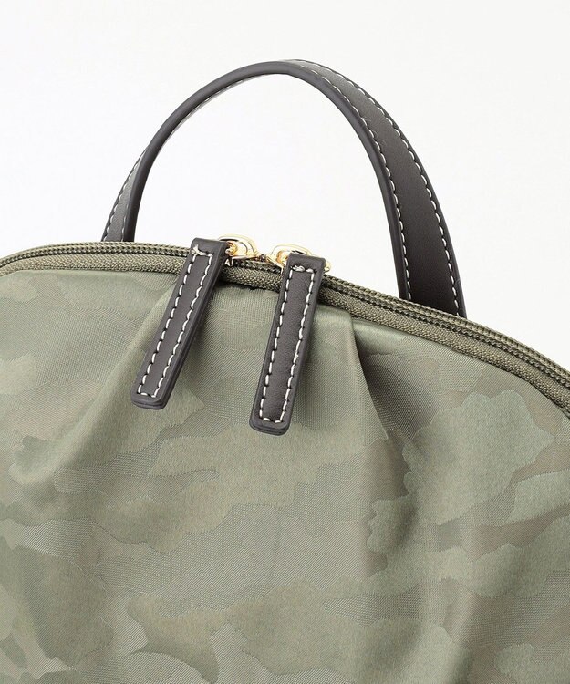 LA BAGAGERIE シャドージャカード リュックサック グレージュ