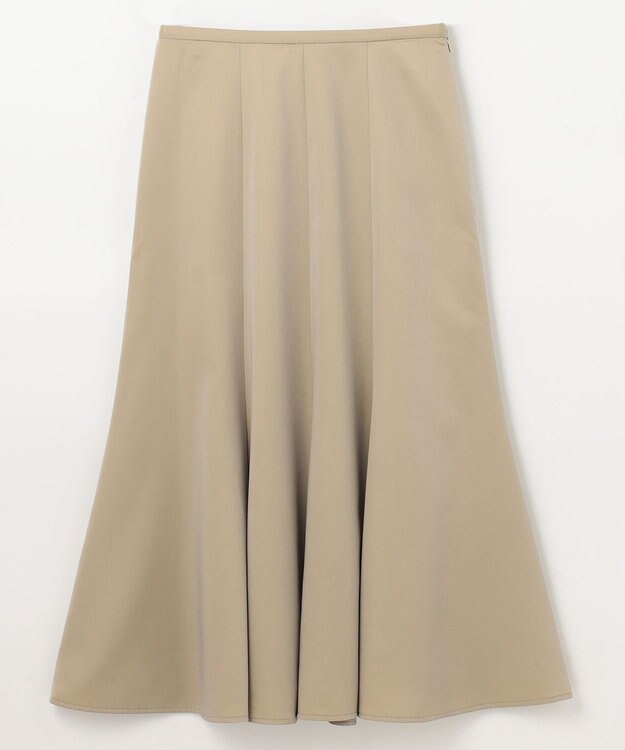 GRACE CONTINENTAL サテンマーメイドスカート ベージュ