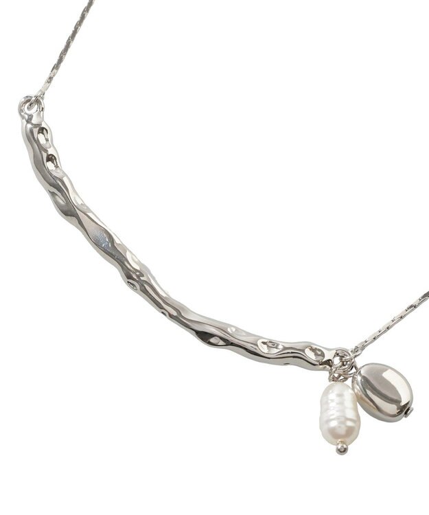 earth music&ecology スマイリースライドネックレス Silver