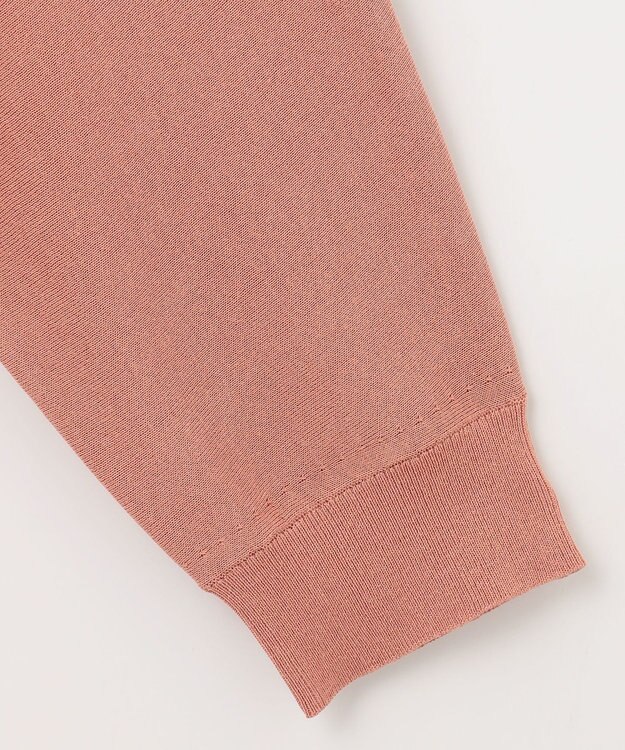 J.PRESS LADIES 【洗える・抗菌防臭】コットンアセテート ドルマン カーディガン ピンク系