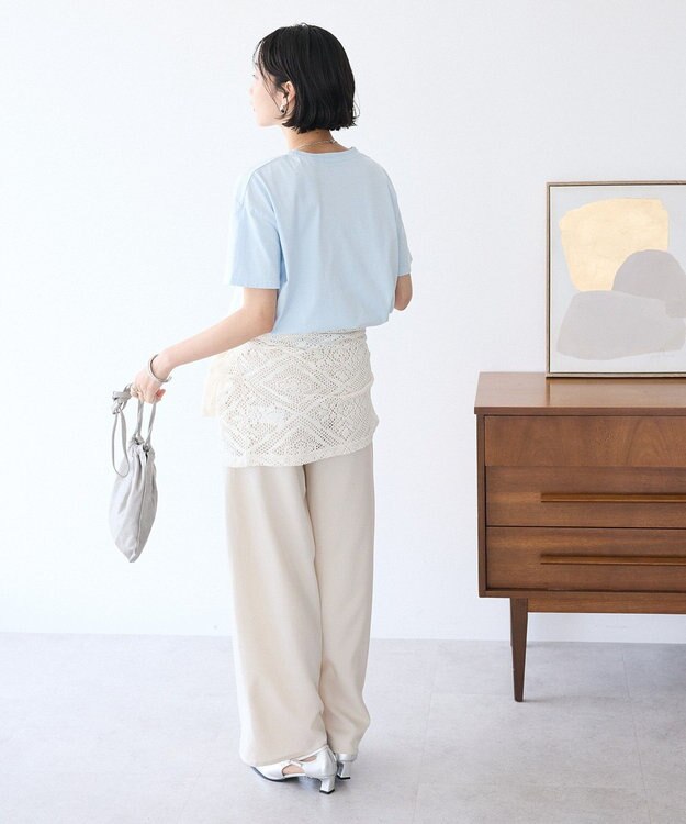 CRAFT STANDARD BOUTIQUE ヴィンテージ加工ロゴTEE Sax