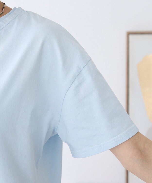 CRAFT STANDARD BOUTIQUE ヴィンテージ加工ロゴTEE Sax