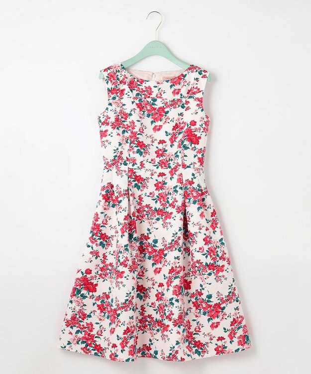 TOCCA 【洗える】WANDERING FLOWER ドレス レッド系5