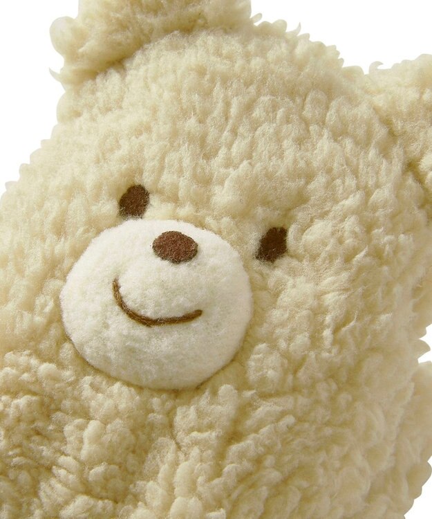 MIKI HOUSE HOT BISCUITS 【1歳-5歳】 もこくま顔ドン ボアミトン ベージュ