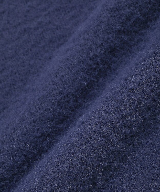 earth music&ecology 【イージーケア】パウダーシャギークルーネックカーディガン Navy