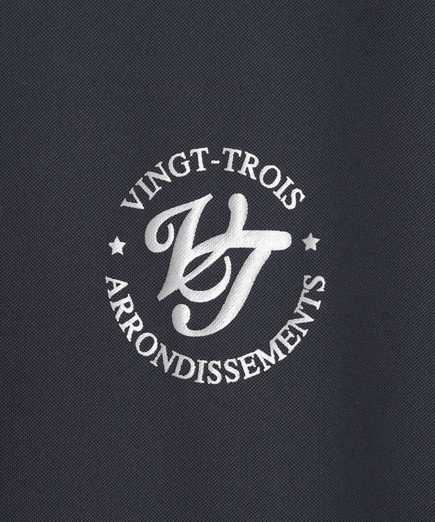 23区GOLF 真夏ゴルフにも最適【WOMEN】【UVケア】３０Ｄカノコ インナーパーカ ネイビー系