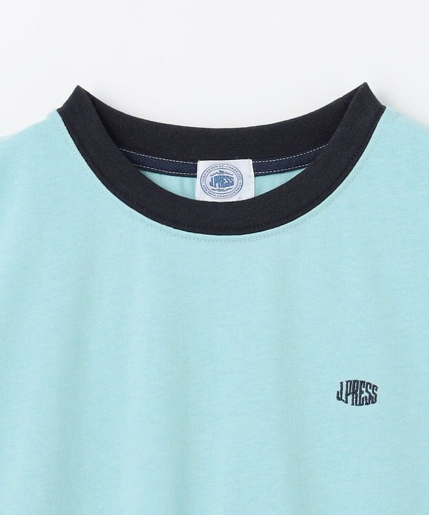 J.PRESS KIDS 【140-170㎝】バックプリントＴシャツ ライトグリーン系