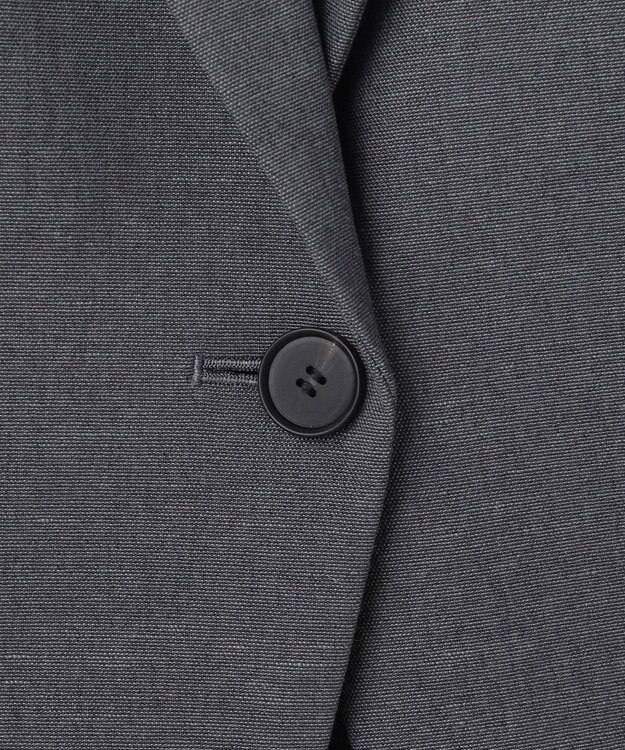 ICB 【接触冷感・UVケア・撥水・洗える】LooseWeave クロップドジャケット チャコール系