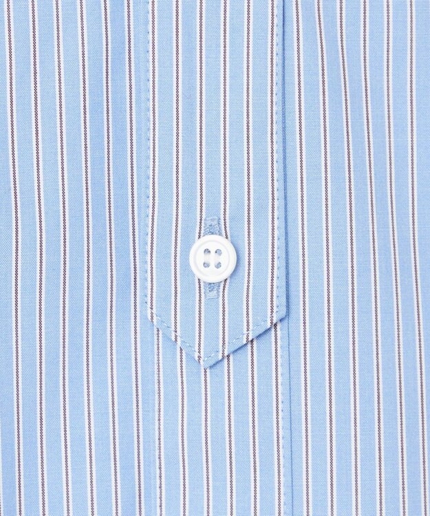 NAVE 【ReNAVE・セットアップ可/洗える/接触冷感/UVケア】コットンポリブロード ワンピース サックスブルー系1