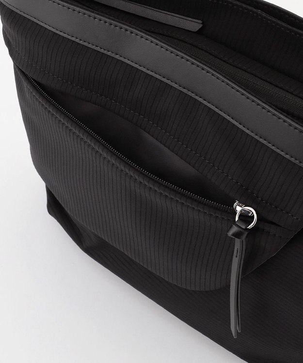 Y'SACCS コーデュロイライクナイロンショルダー ブラック