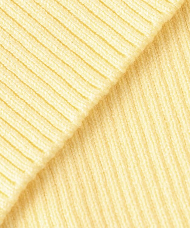 uncrave リブニット カップ付きキャミソール イエロー