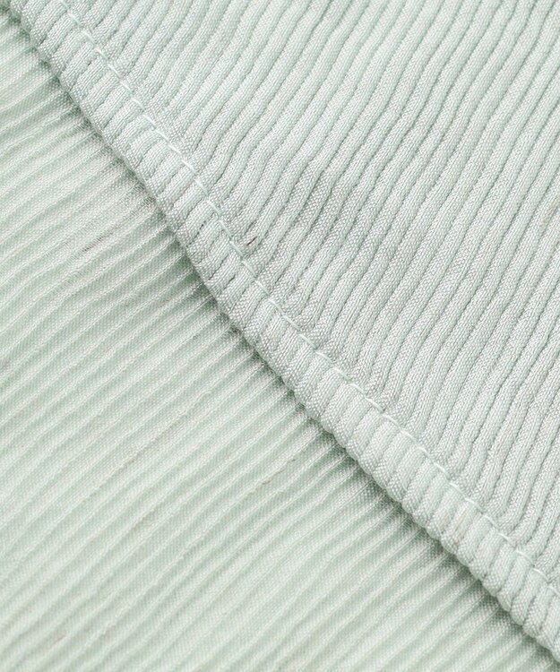 Feroux ナチュラルタッチ 楊柳 シャツ グリーン系