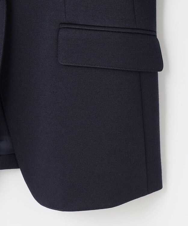 J.PRESS LADIES S T/Wジャージー テーラード ジャケット ネイビー系