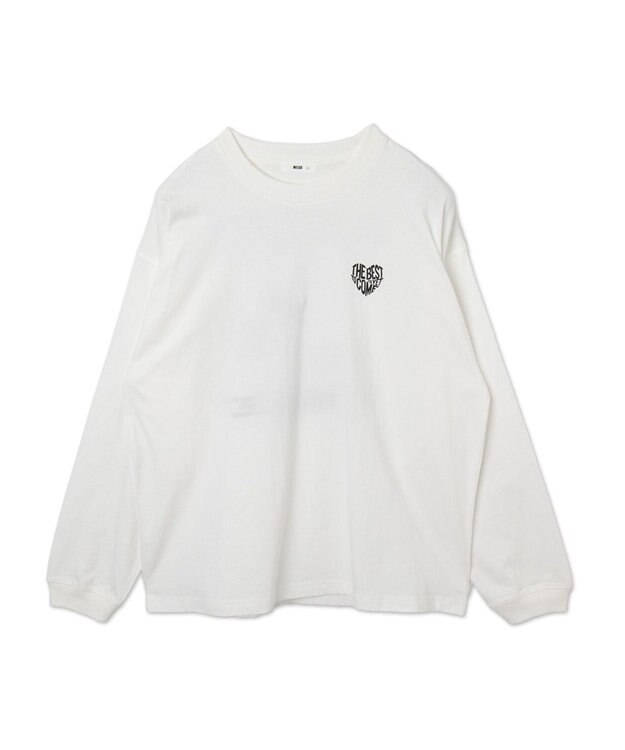 WEGO 【ユニセックス着用ITEM】ガールフレンドグラフィックBIGロンT（LS） ホワイト