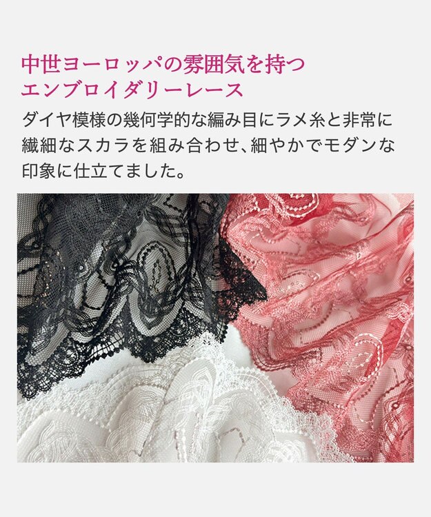 BRADELIS New York 【BRADELIS New York】ベルスタイルパンティ25A1 華やかなレースショーツ ブラック