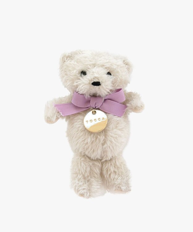 TOCCA 【ぬいぐるみチャーム付き】TOCCA AMICO CANVAS TOTE キャンバストート ライラック系