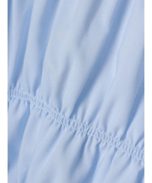 earth music&ecology ビスチェライクシャーリングシャツ Light Blue