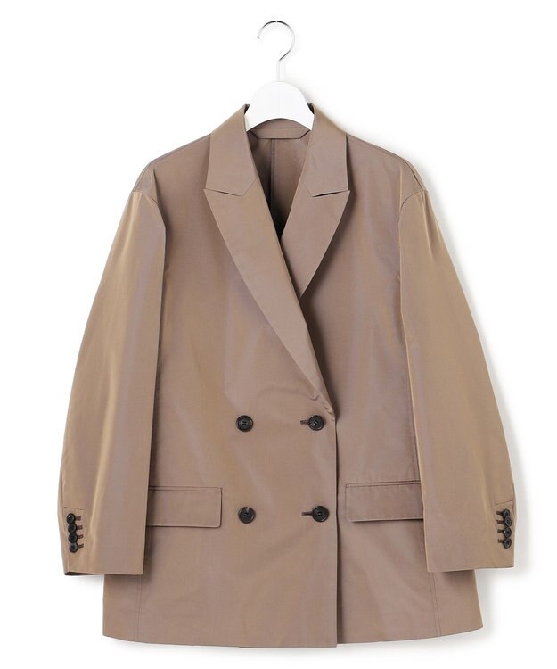 23区 【R(アール)】LIMONTAマイクロタフタ ジャケット ベージュ系