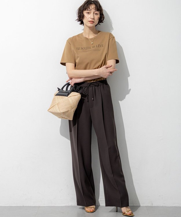 23区 【先行予約】LE SOLEIL SE LEVE ロゴ Tシャツ ブラウン系