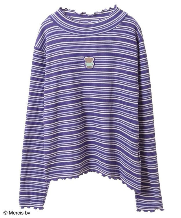 Green Parks Ｍｉｆｆｙ／マルチボーダープルオーバー Purple