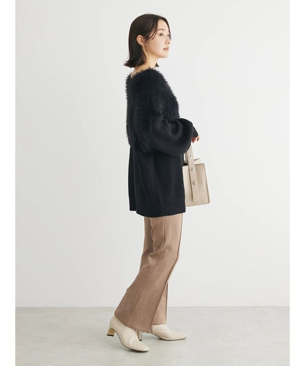 Green Parks ・Ｐｅｔｉｔ　Ｆｌｅｕｒ　シャギーキリカエニット Black